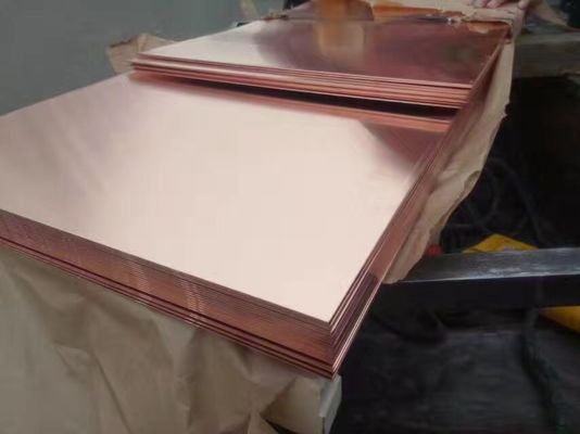 C26000 C11000 Copper Sheet Brushed Brass Copper Plate 1mm 1/8"